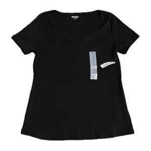 Old Navy V Neck Black Shirt